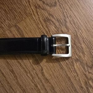 Coach Black Leather Belt